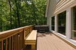Main Level Deck with Hot Tub & Gas Grill